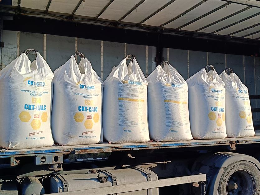 Sprzedaż i transport nawozów, Producent wapna granulowanego Ckt-Calc, Niżankowice